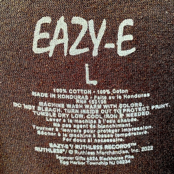 Eazy-E "Express Yourself" Graphic T-Shirt - Size Large - NWT - Picture 3 of 3